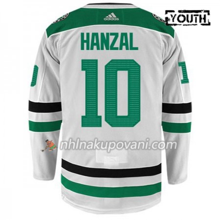 Dallas Stars Dresy MARTIN HANZAL 10 Adidas Bílá Authentic - Dětské